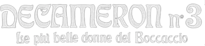 Decameron n° 3 - Le più belle donne del Boccaccio