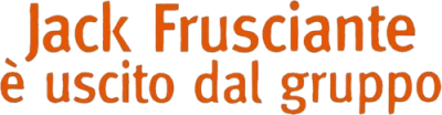 Jack Frusciante è uscito dal gruppo